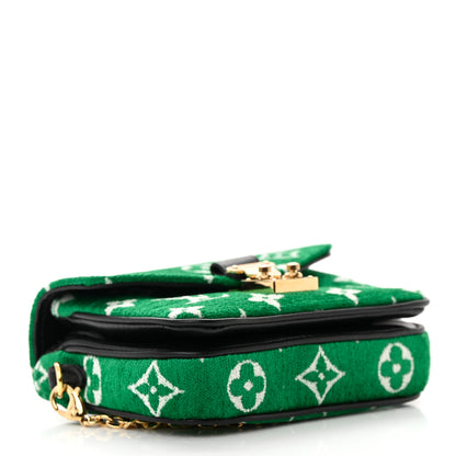 Louis Vuitton Monogram Jacquard Velvet Micro Metis Green 4 of 12