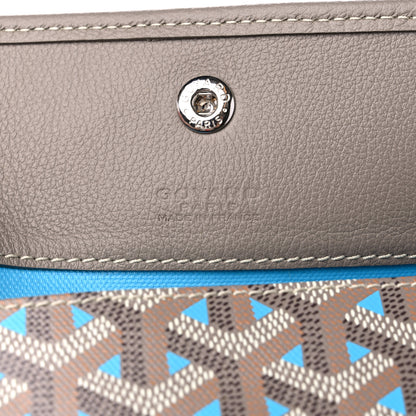 Goyard Goyardine Saint Louis Claire Voie PM Grege Turquoise 7 of 9