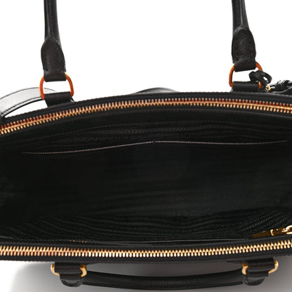 Prada Saffiano Medium Galleria Double Zip Tote Black 4 of 8