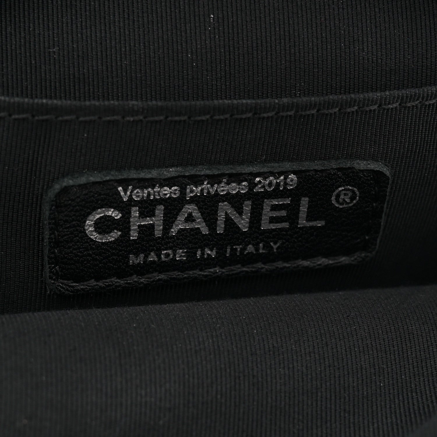 Chanel Metallic Lambskin Quilted Drawstring Backpack Dark Grey 6 of 10