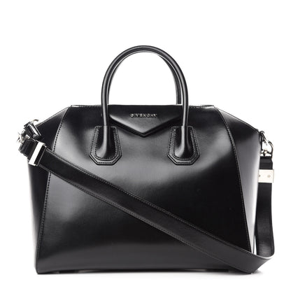 Givenchy Shiny Lord Calfskin Medium Antigona Black 1 of 11