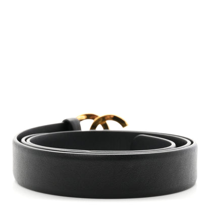 Chanel Calfskin Paris Button CC Belt 85 34 Black 2 of 6
