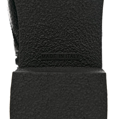 Chanel Shiny Crumpled Lambskin Lace Up Combat Boots 40.5 Black 8 of 9