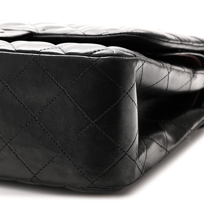 Chanel Lambskin Quilted Jumbo Double Flap Black 10 of 10