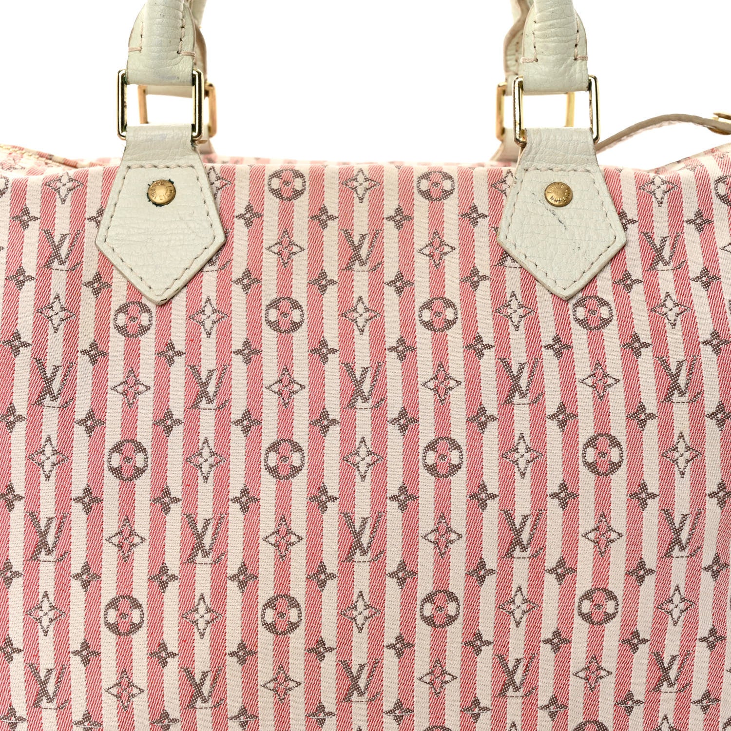 Louis Vuitton Mini Lin Croisette Speedy 30 Rouge 7 of 13