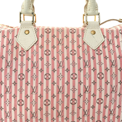 Louis Vuitton Mini Lin Croisette Speedy 30 Rouge 7 of 13