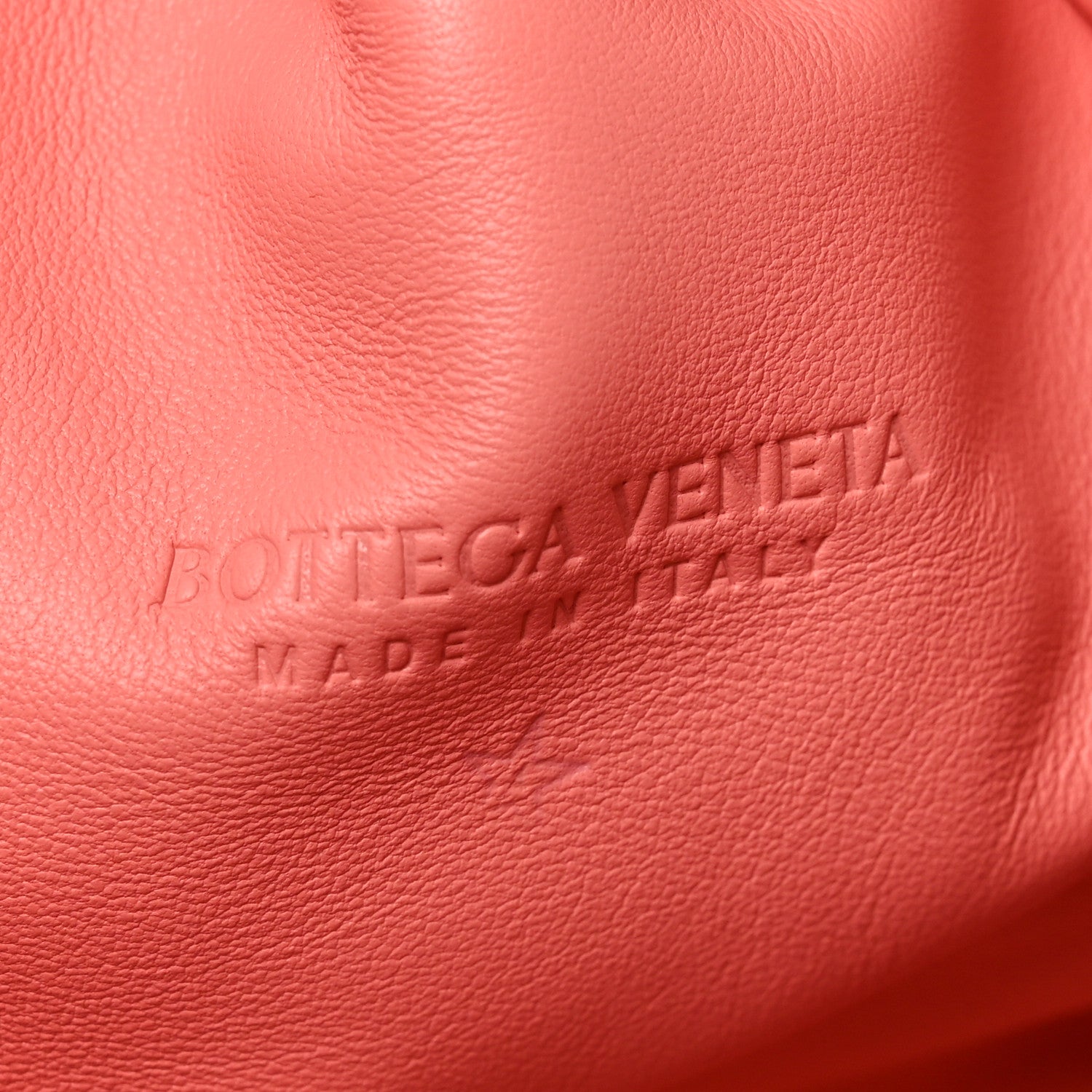 Bottega Veneta Nappa Maxi Intrecciato The Pouch Oversized Clutch Peach 16 of 20