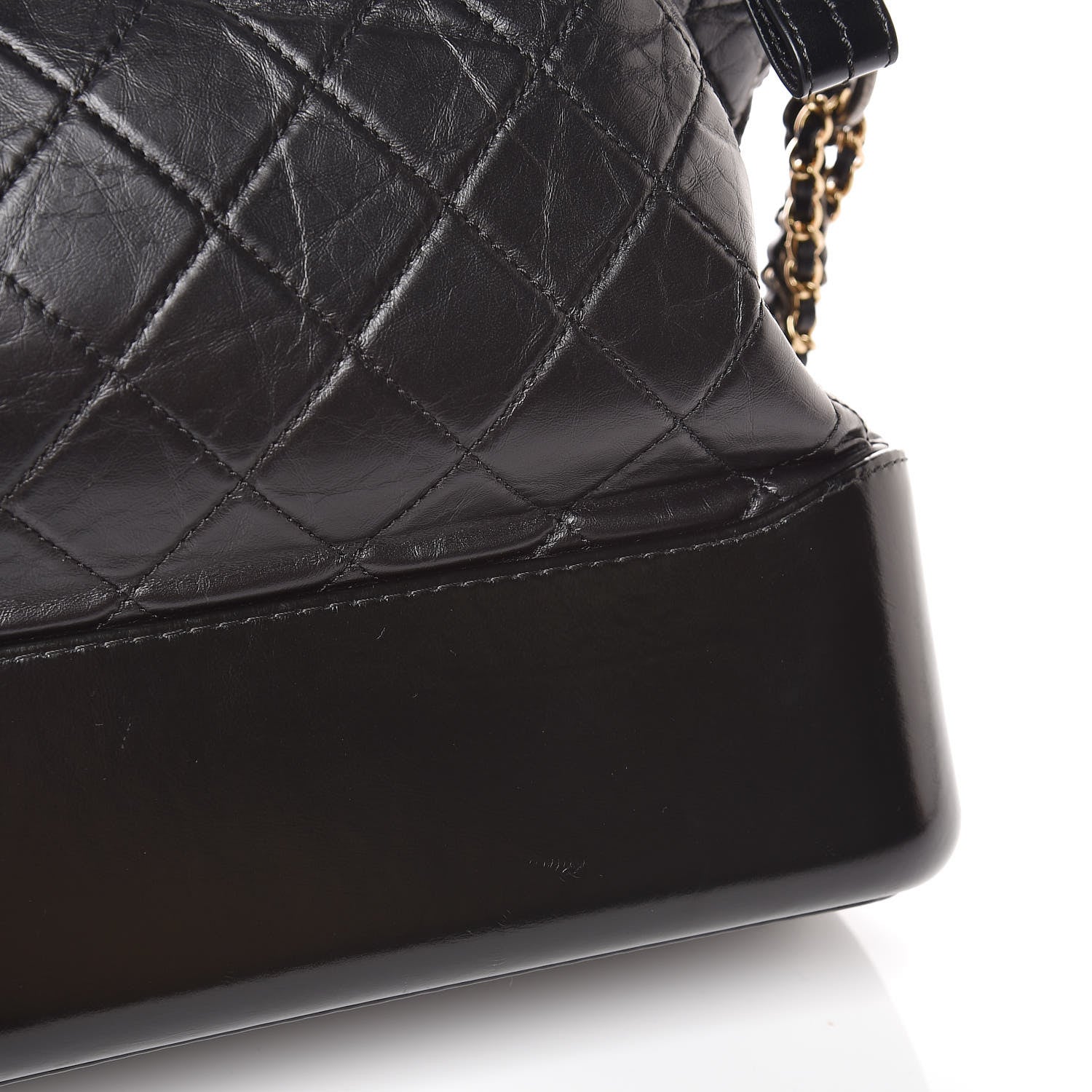 Chanel Aged Calfskin Quilted Large Gabrielle Hobo Black 13 of 18