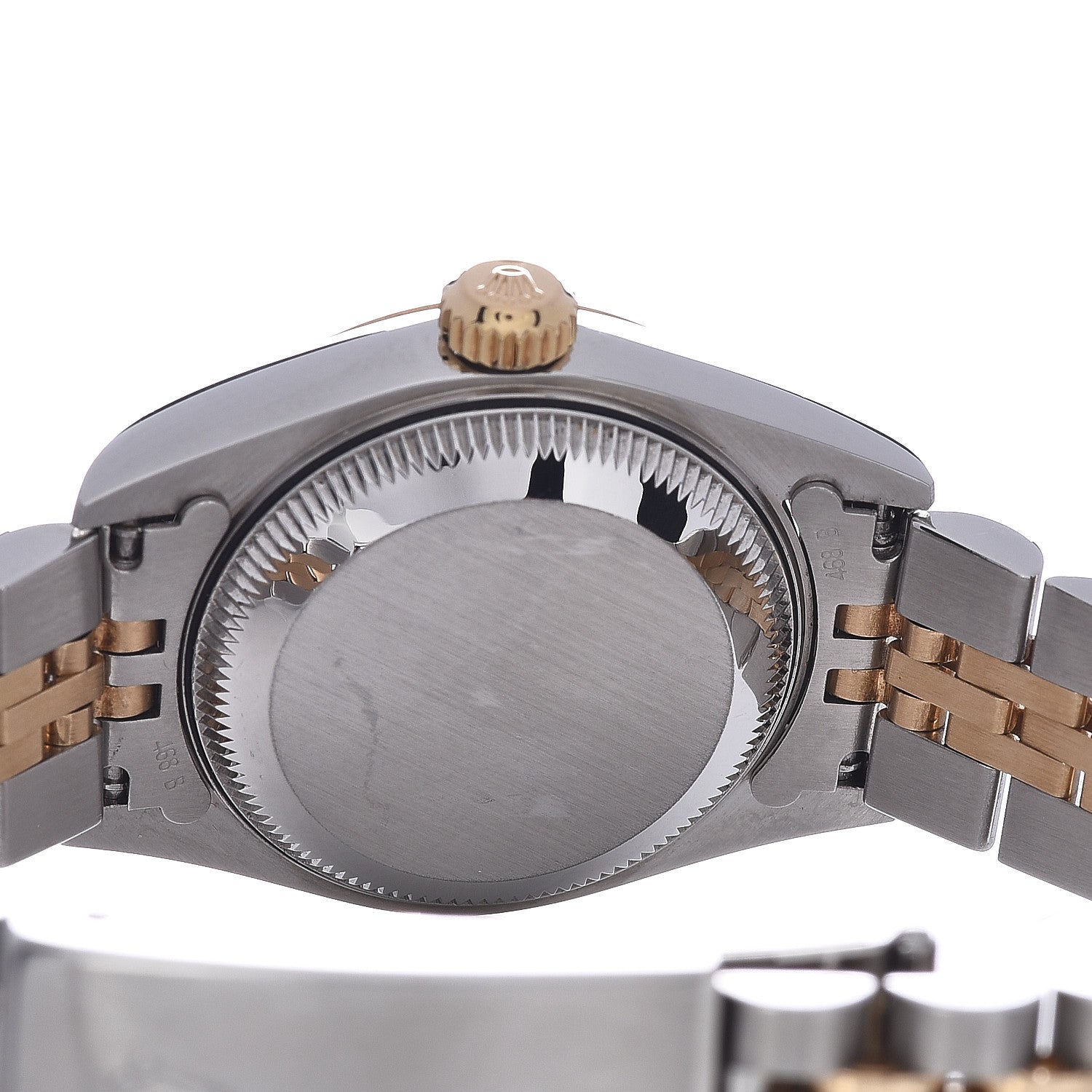 Rolex Stainless Steel 18K Yellow Gold 26mm Oyster Perpetual Datejust Watch White Roman 79173 5 of 6