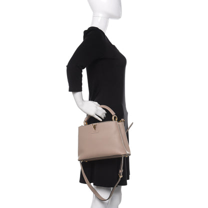 Louis Vuitton Taurillon Capucines BB Galet 3 of 11