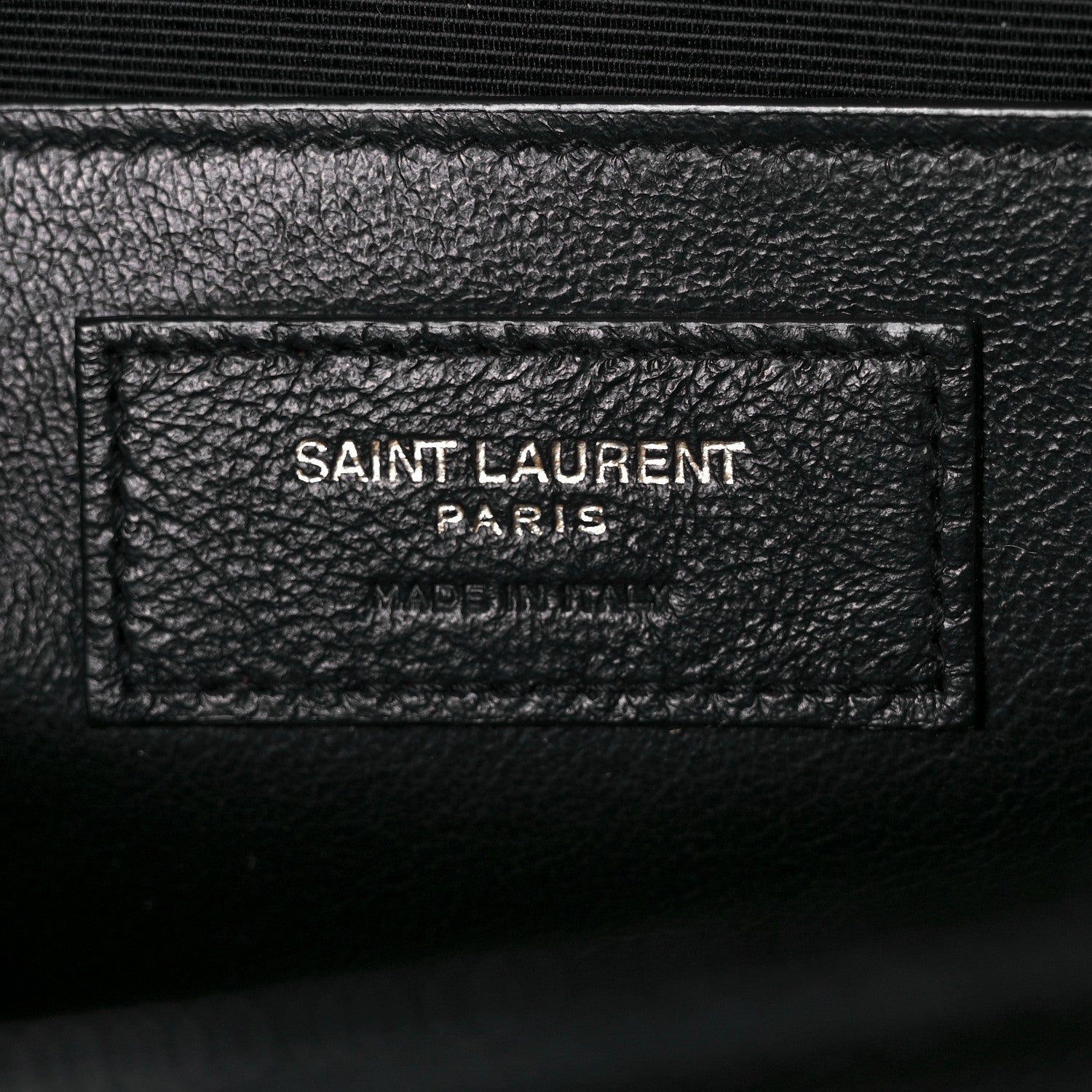 Saint Laurent Grain De Poudre Medium Classic Monogram Kate Satchel Black 6 of 8