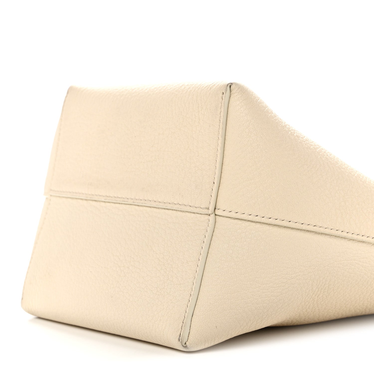 The Row Grained Calfskin Small N/S Park Tote Ivory 9 of 13