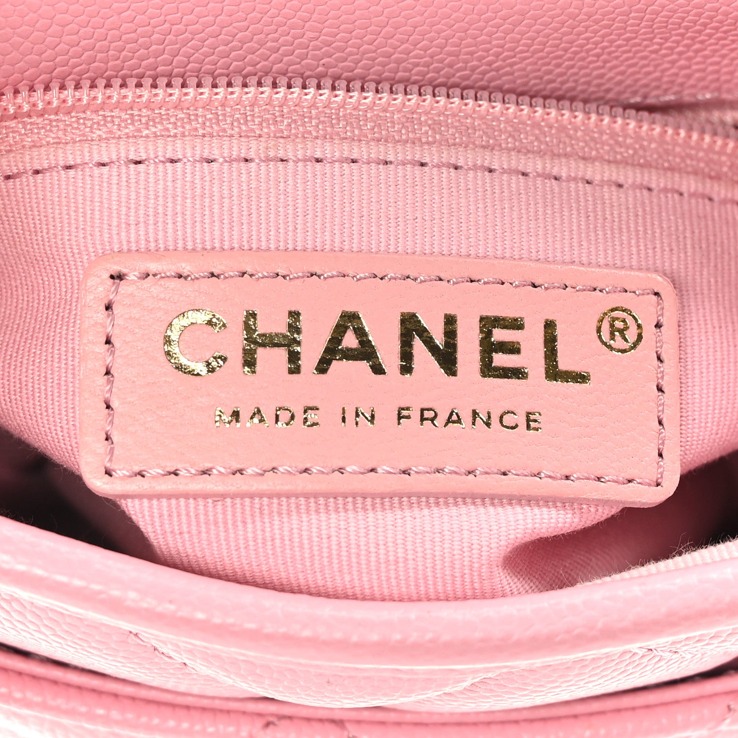 Chanel Caviar School Memory Mini Top Handle Flap Pink 6 of 9