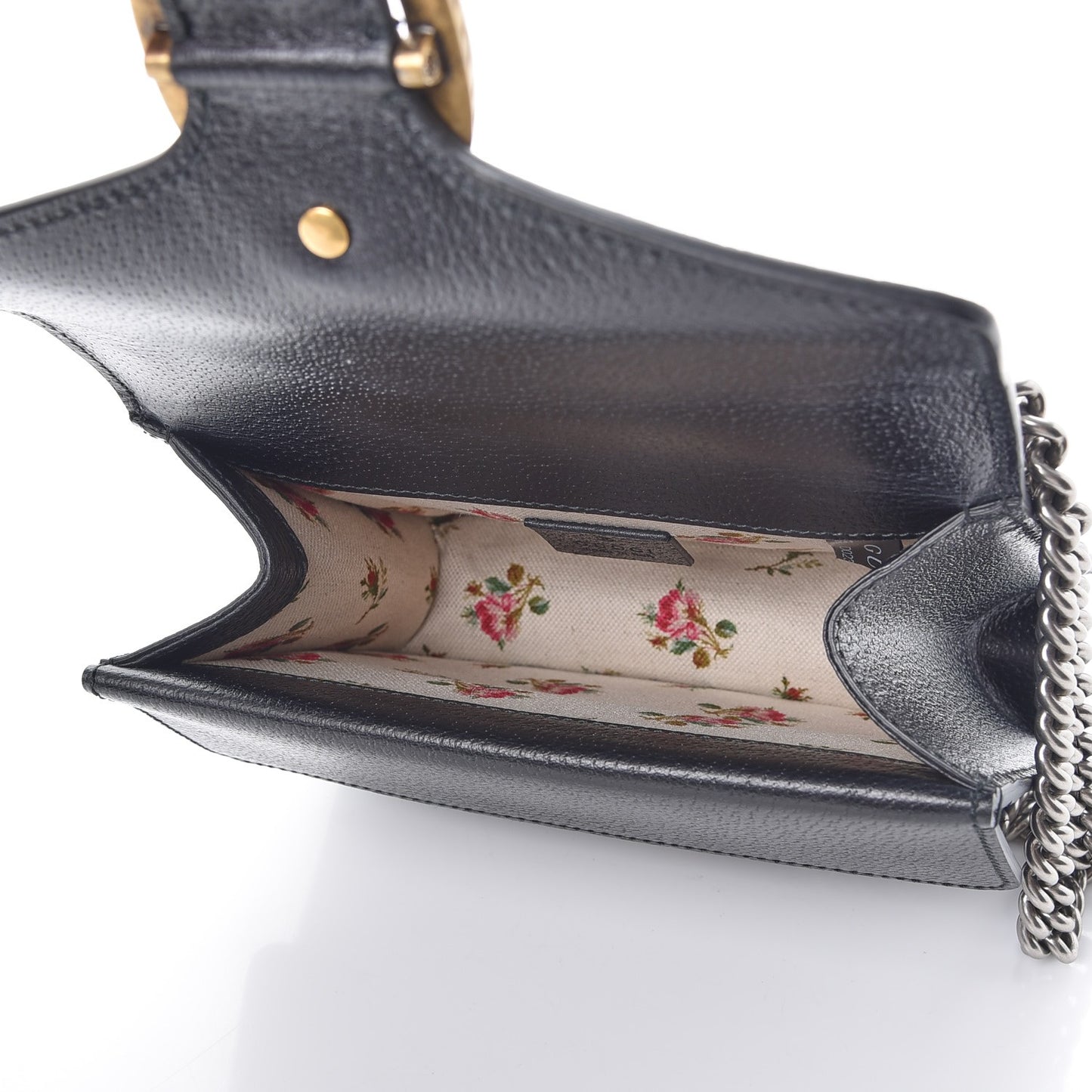 Calfskin Web Mini Dionysus Shoulder Bag Black