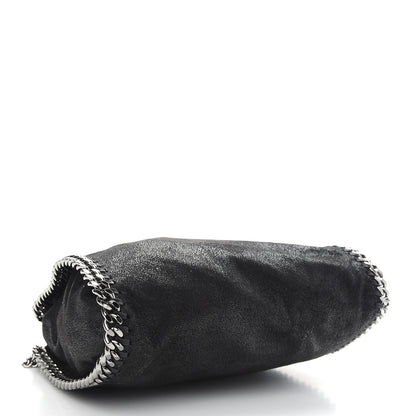 Stella McCartney Shaggy Deer Mini Falabella Fold Over Tote Black 4 of 8