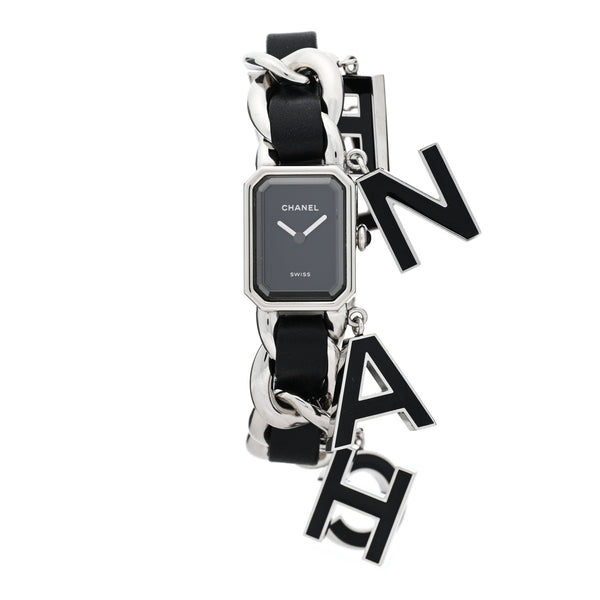 Chanel Stainless Steel Lambskin 20mm Premiere Wanted de Chanel