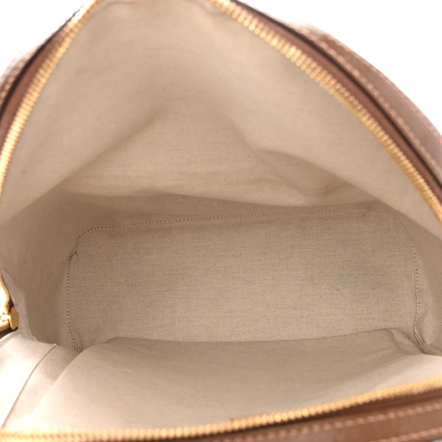 GG Supreme Monogram Textured Calfskin Retro Interlocking G Backpack Brown Beige