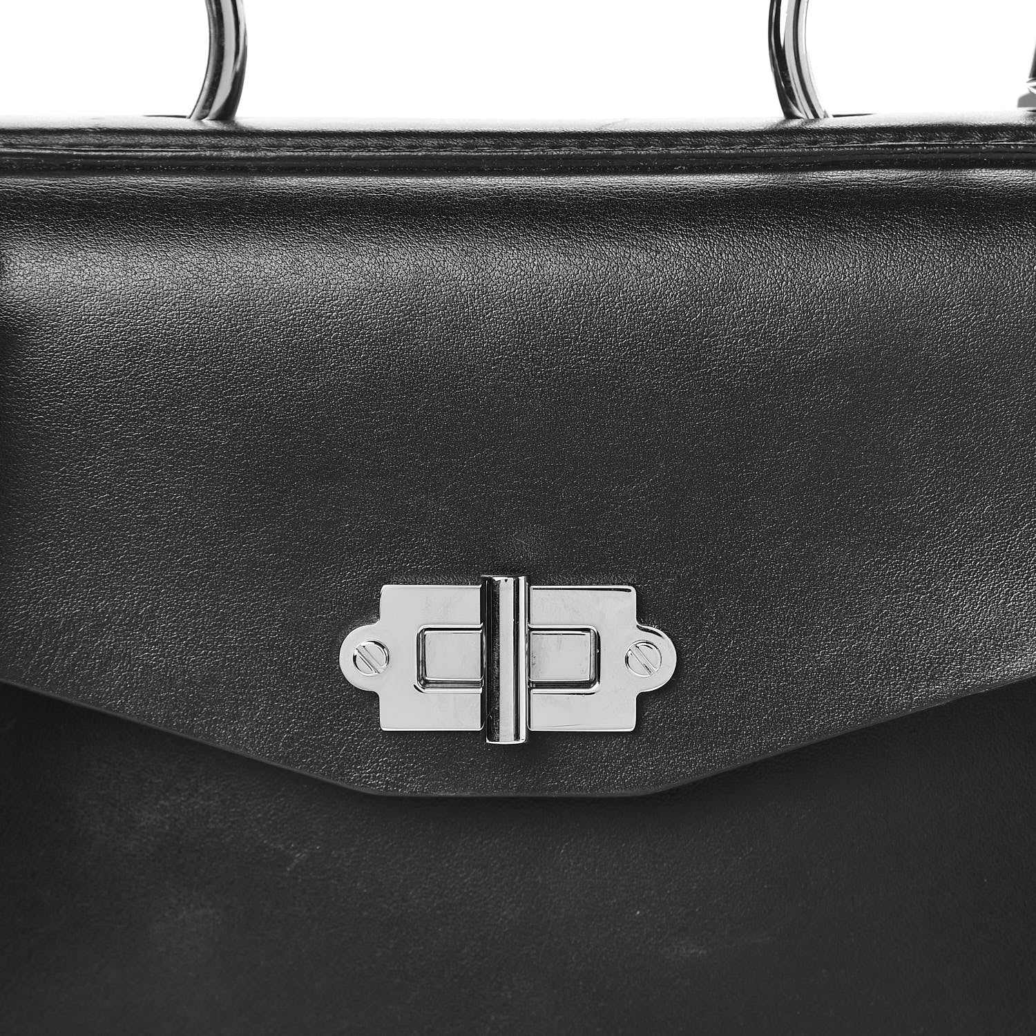 Proenza Schouler Calfskin Small Hava Top Handle Bag Black 13 of 13