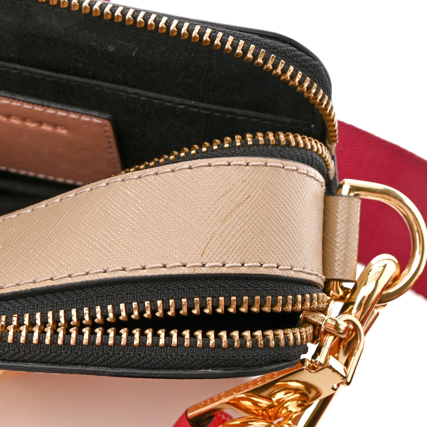Marc Jacobs Saffiano Small Snapshot Camera Bag Rose Multicolor 10 of 10