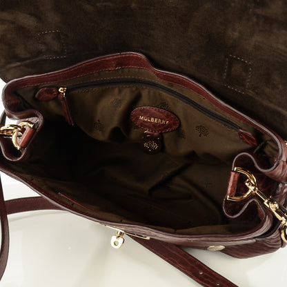 Mulberry Shrunken Calfskin Medium Alexa Oxblood 3 of 11