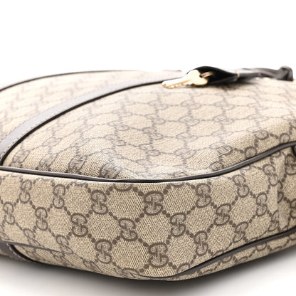 Gucci GG Supreme Monogram Selleria Calfskin Briefcase Beige Ebony Cocoa 9 of 10