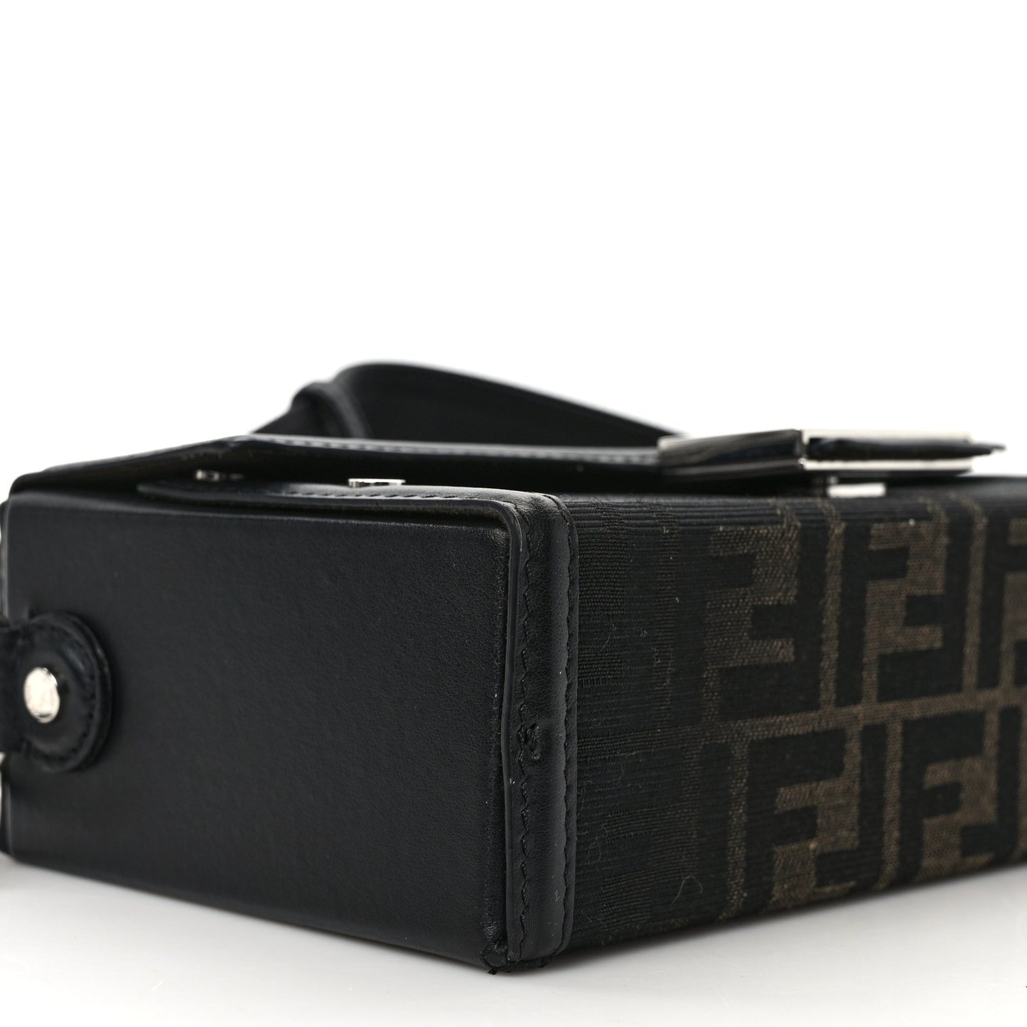 FF Eclissi Jacquard Vitello King Baguette Soft Trunk Tobacco Moro Black