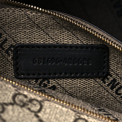 Balenciaga X GUCCI GG Supreme Monogram Medium Hourglass Top Handle Bag Beige Ebony 7 of 11