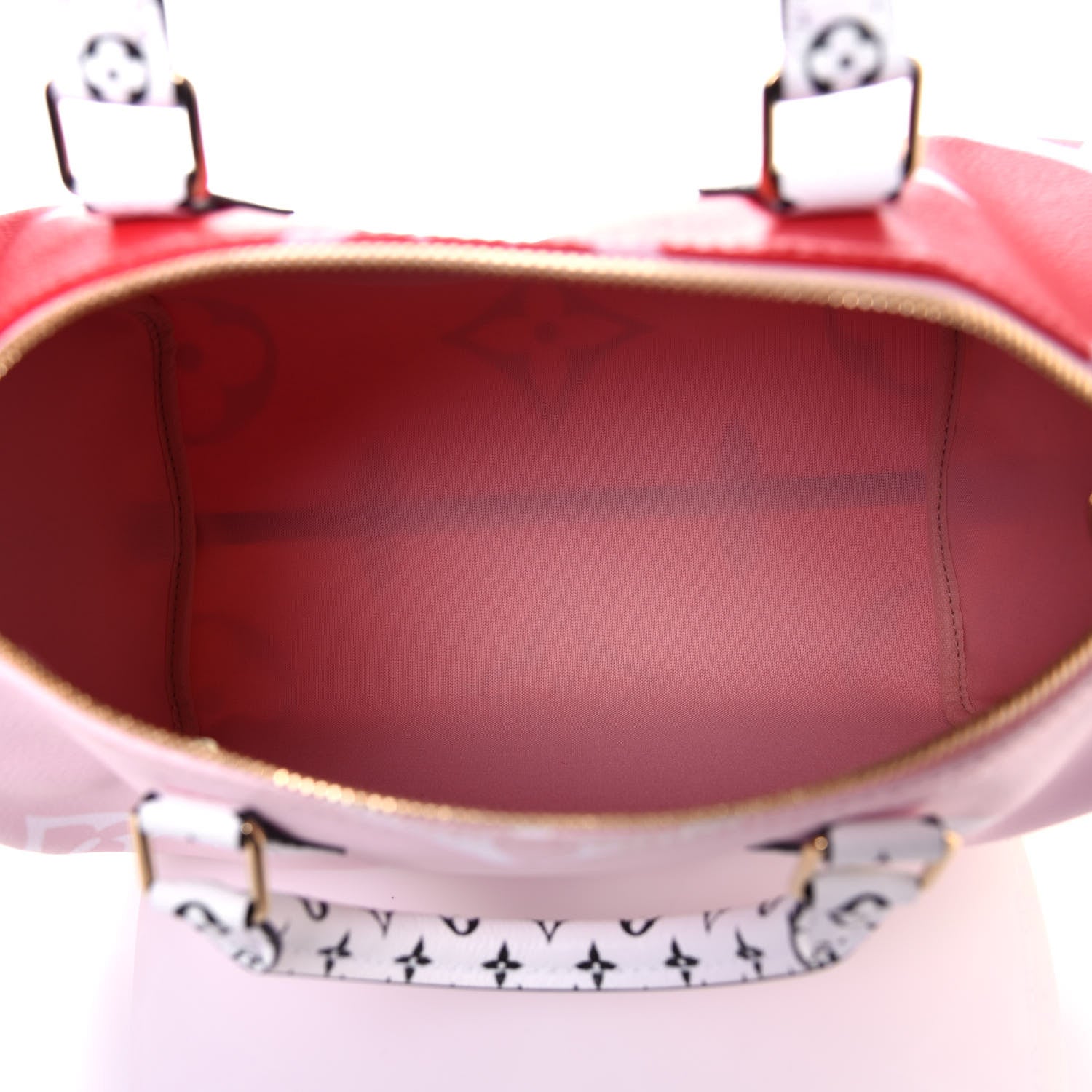 Louis Vuitton Monogram Giant Speedy Bandouliere 30 Rouge 5 of 13