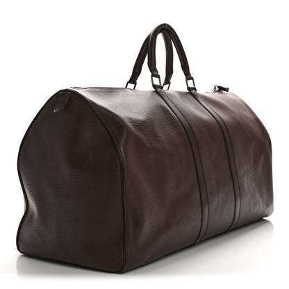 Louis Vuitton Epi Keepall 55 Moka 2 of 16