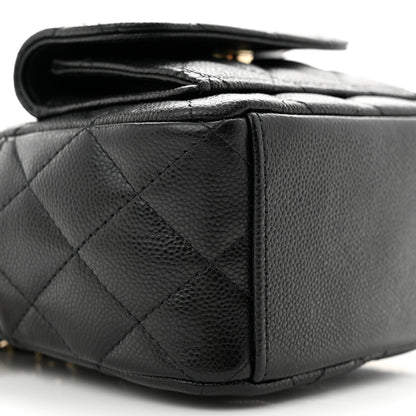 Chanel Caviar Quilted CC Mini Classic Backpack Black 9 of 11