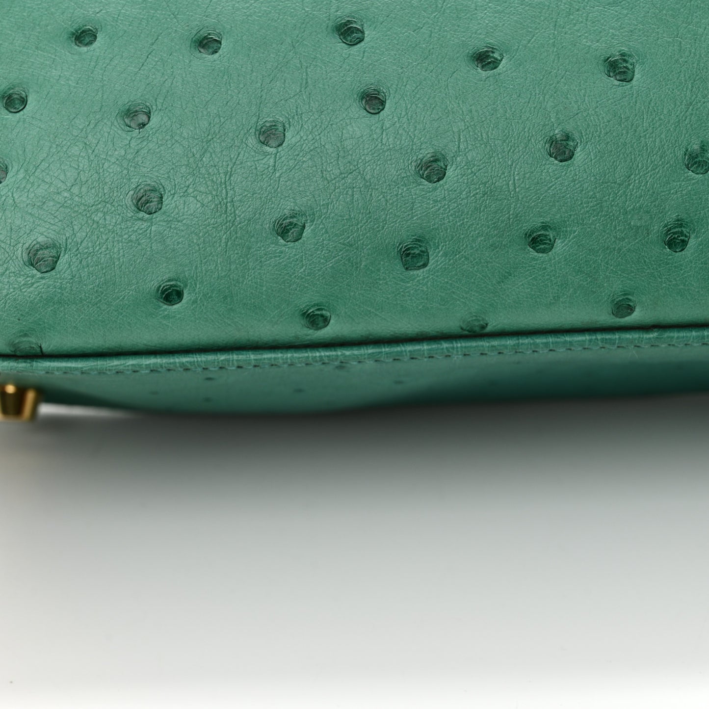 Ostrich Kelly Sellier 25 Vert Verone
