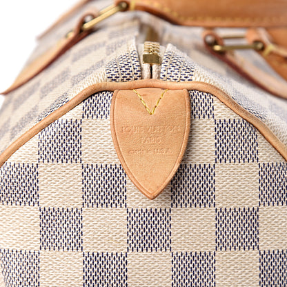 Louis Vuitton Damier Azur Speedy 30 6 of 21
