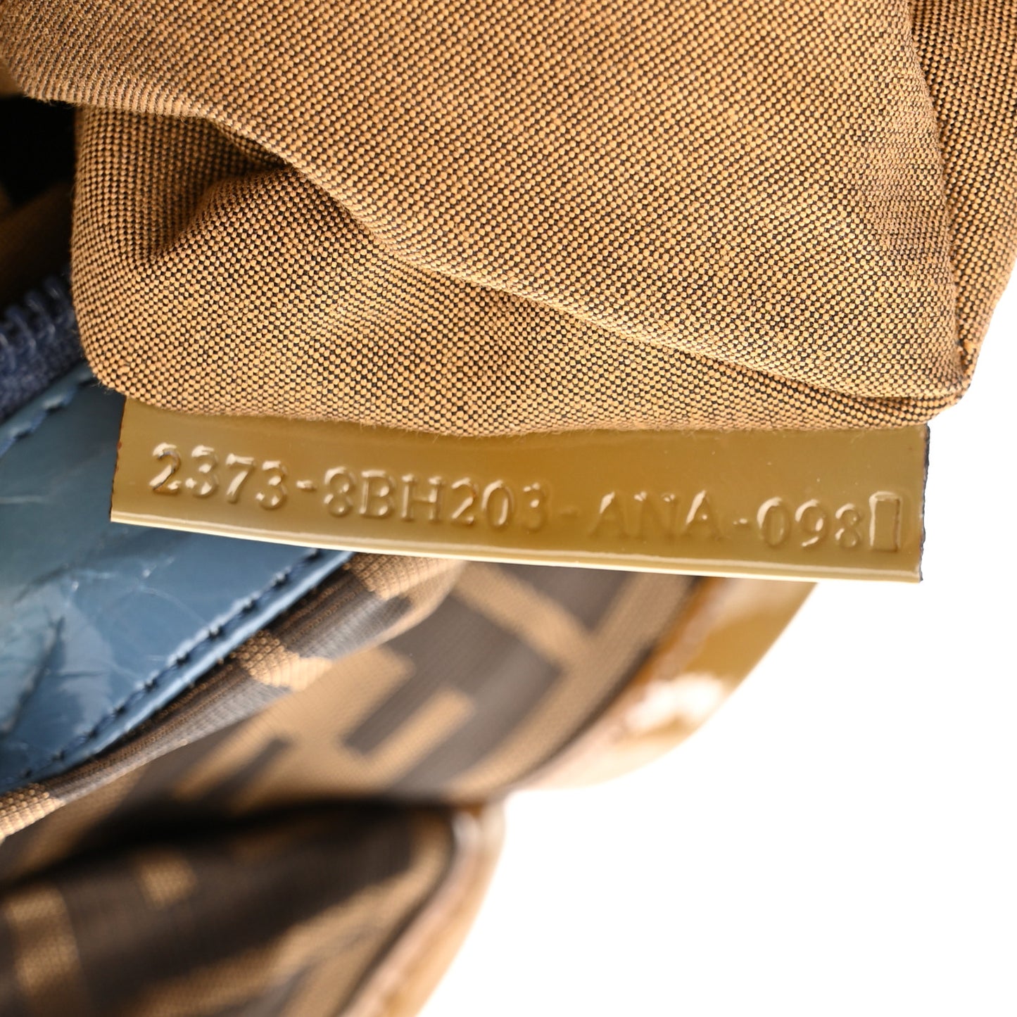 Nylon Patent Zucca Large Chef Shopper Tote Tobacco