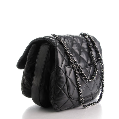 Chanel Lambskin Quilted 3 Large Flap Black 3 of 8