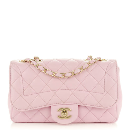 Chanel Lambskin Quilted Mini Mademoiselle Chic Flap Pink 1 of 6