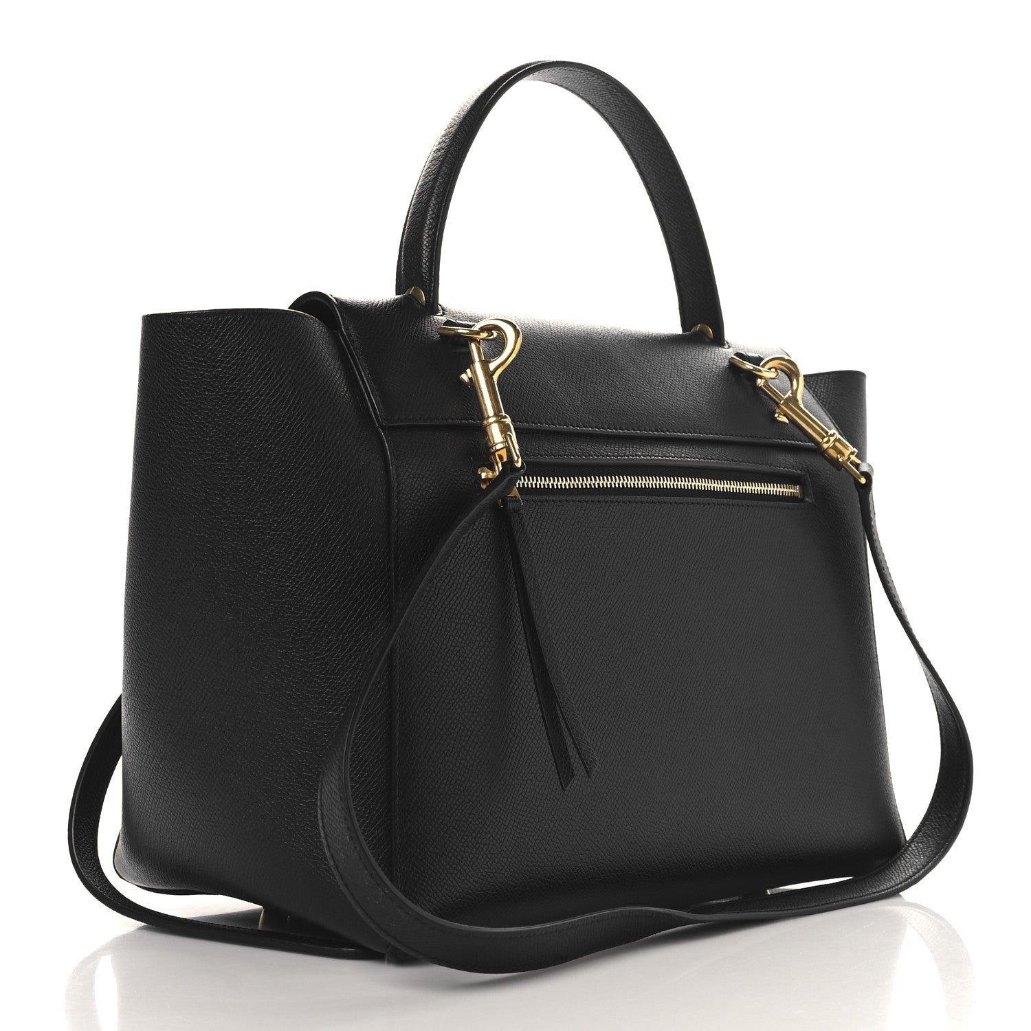 Celine Grained Calfskin Mini Belt Bag Black 3 of 14
