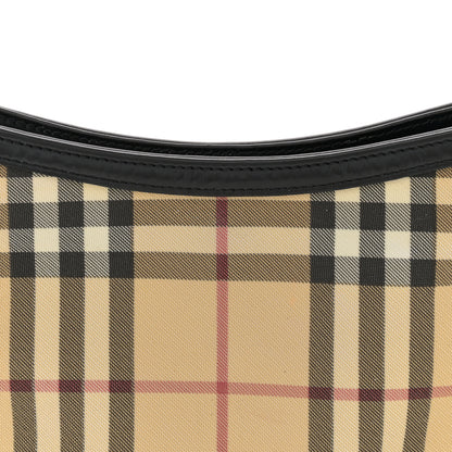 Burberry Vintage Check Shoulder Bag Black 8 of 11