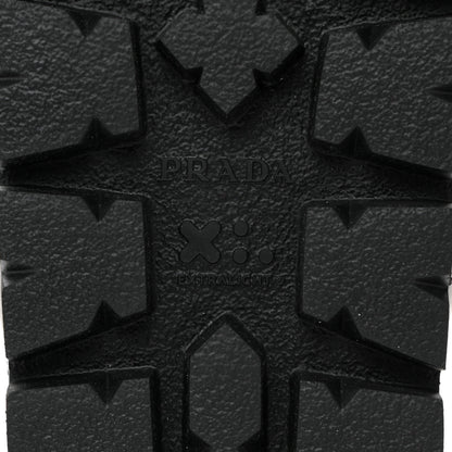 Prada Vitello Sport Metal Triangle Logo Womens Double Buckle 20mm Slide Sandals 39.5 Black 8 of 8