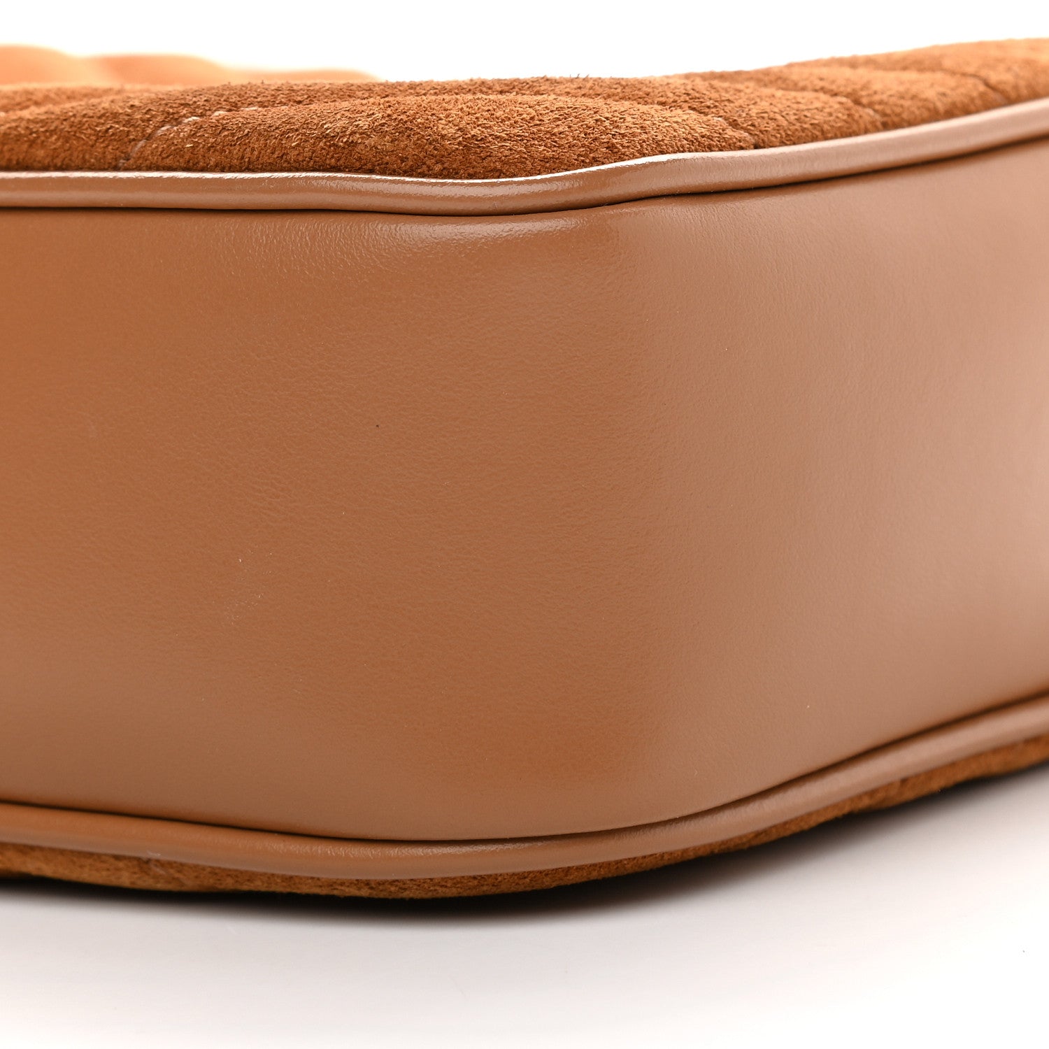 Saint Laurent Suede Matelasse Monogram Lou Camera Bag Cinnamon 9 of 10