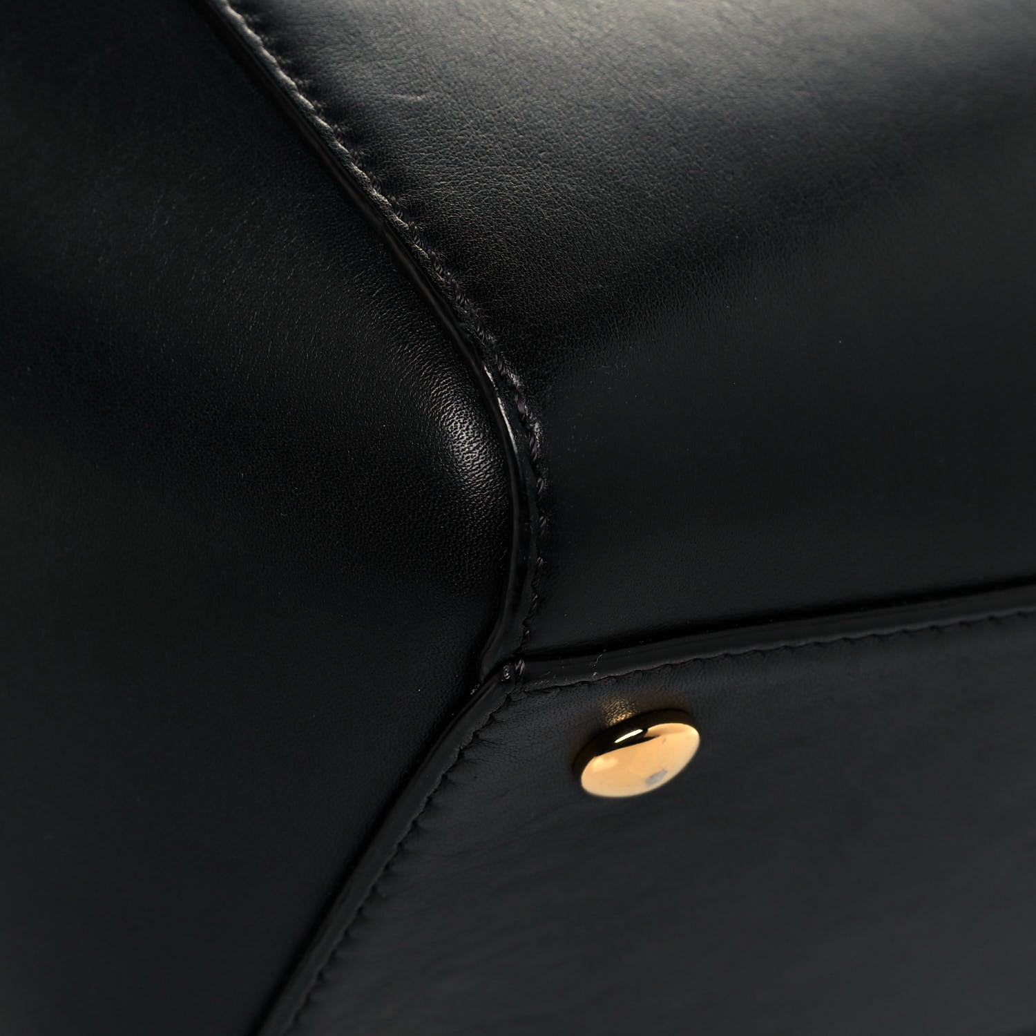 Versace Calfskin Signature Satchel Black 12 of 16