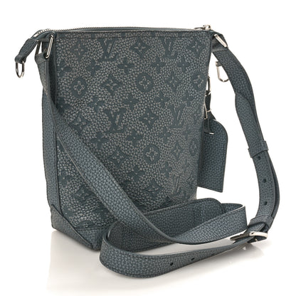 Louis Vuitton Taurillon Monogram Chalk Hobo Cruiser PM Granite Gray 2 of 8