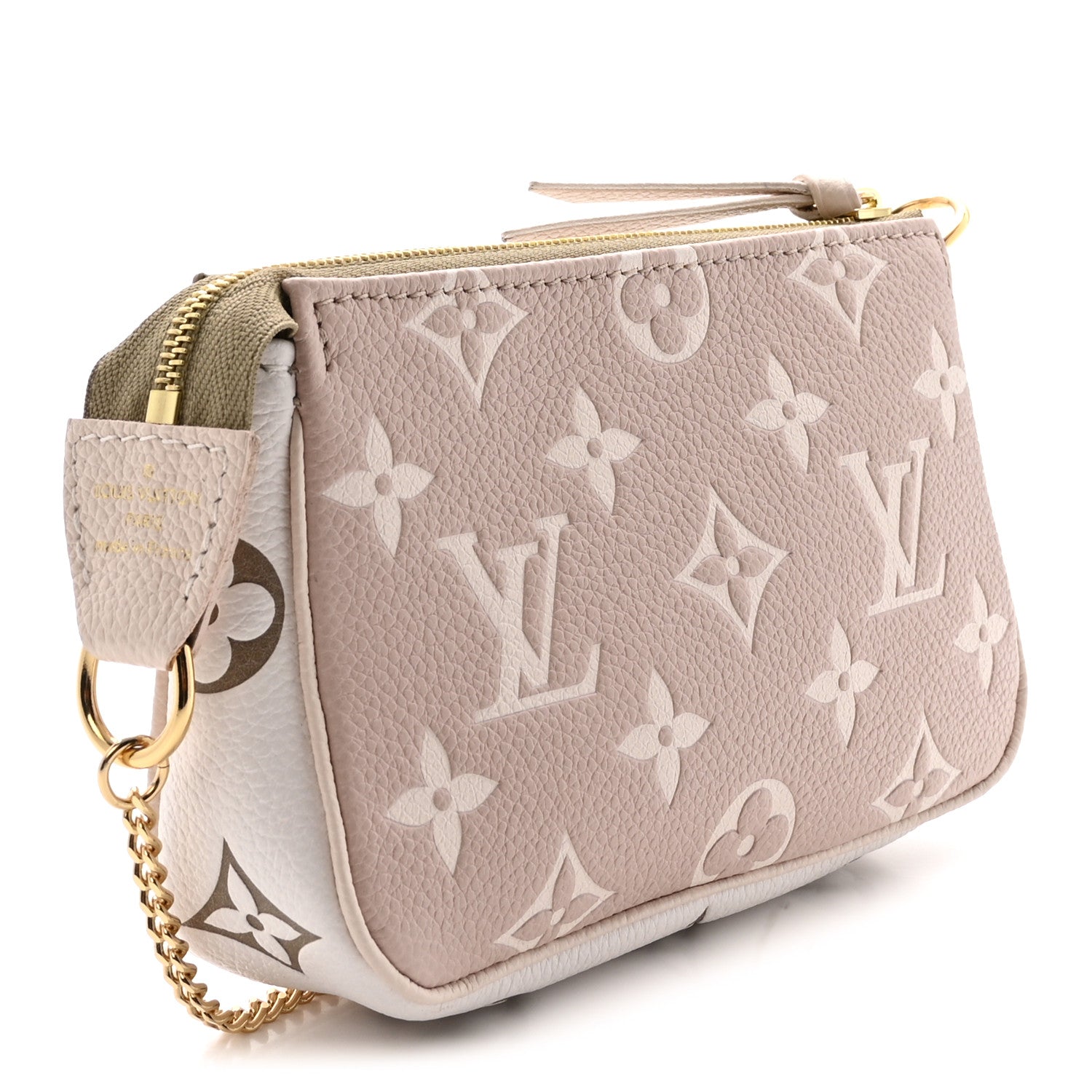 Louis Vuitton Empreinte Spring in the City Mini Pochette Accessories Kaki Beige Cream 3 of 6