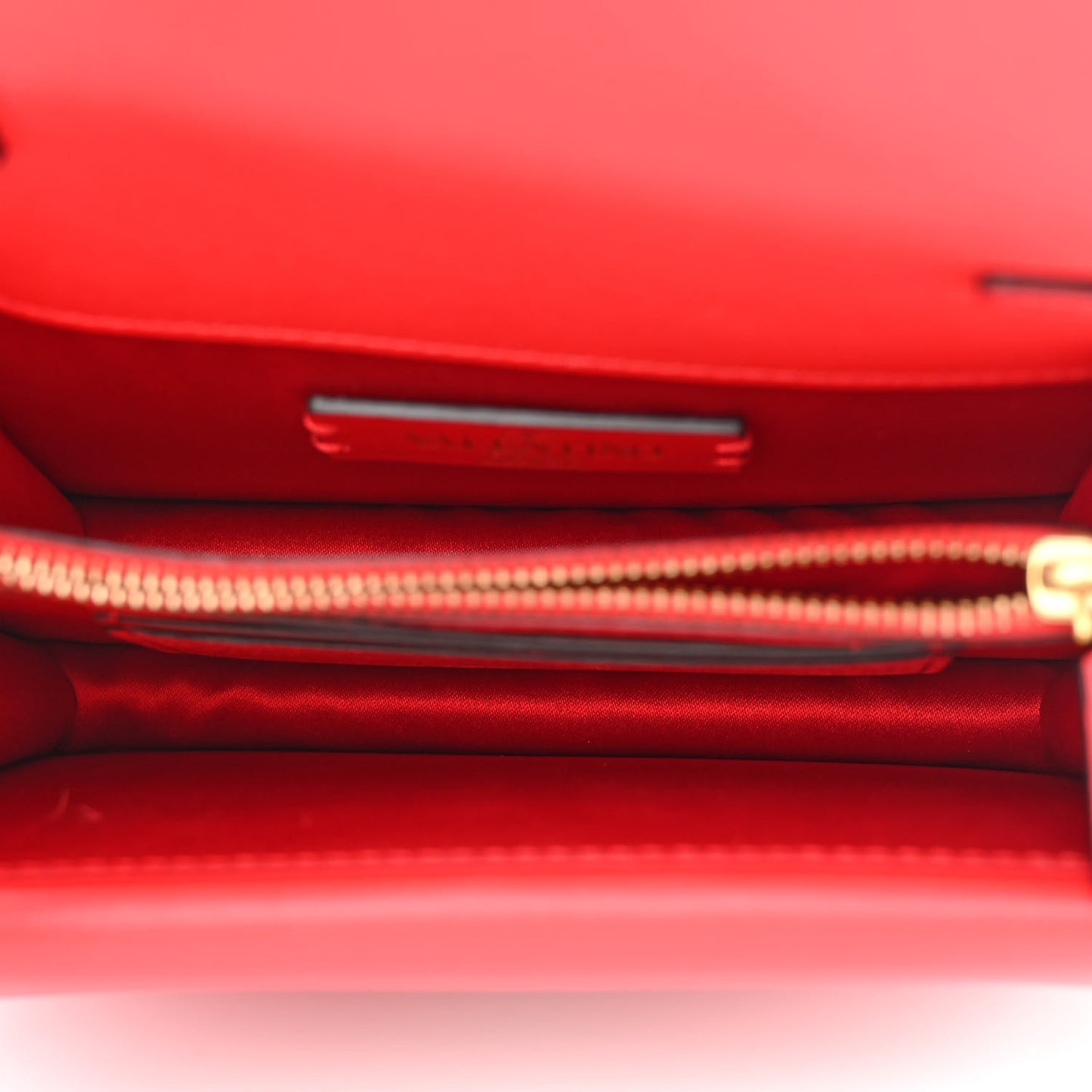 Smooth Calfskin Mini VRing Crossbody Bag Rouge Pur