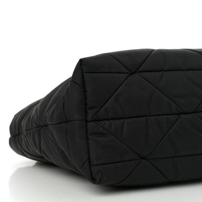Prada Re-Nylon Nappa Triangle Quilted Padded Double Handled Zip Pocket Tote Black 9 of 11