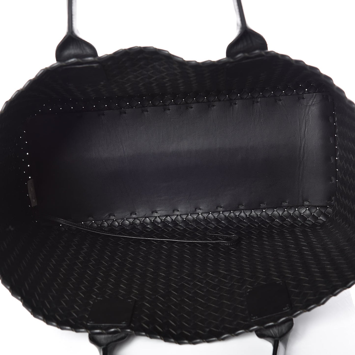 Nappa Intrecciato Medium Cabat Black