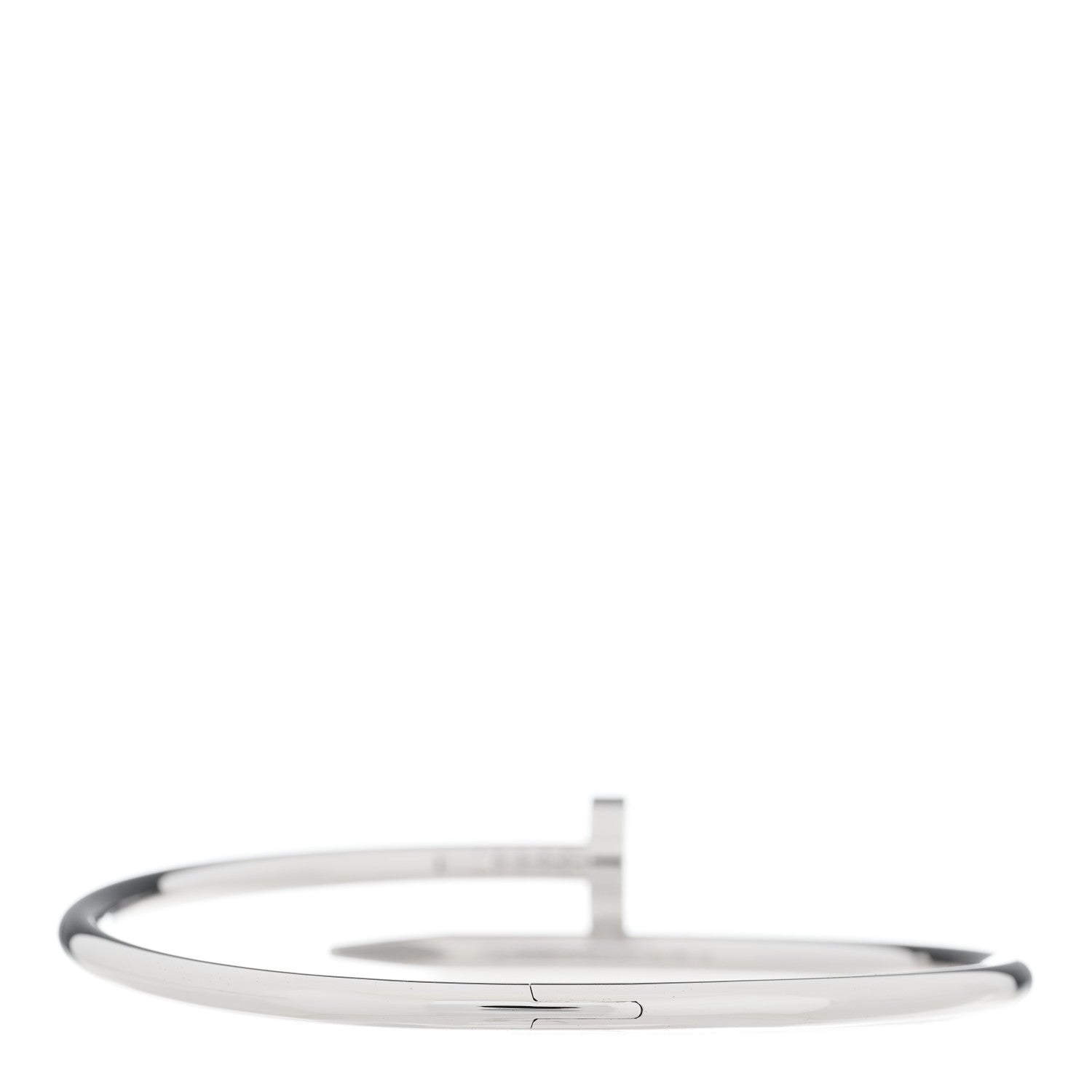 Cartier 18K White Gold Juste Un Clou Bracelet 19 2 of 4