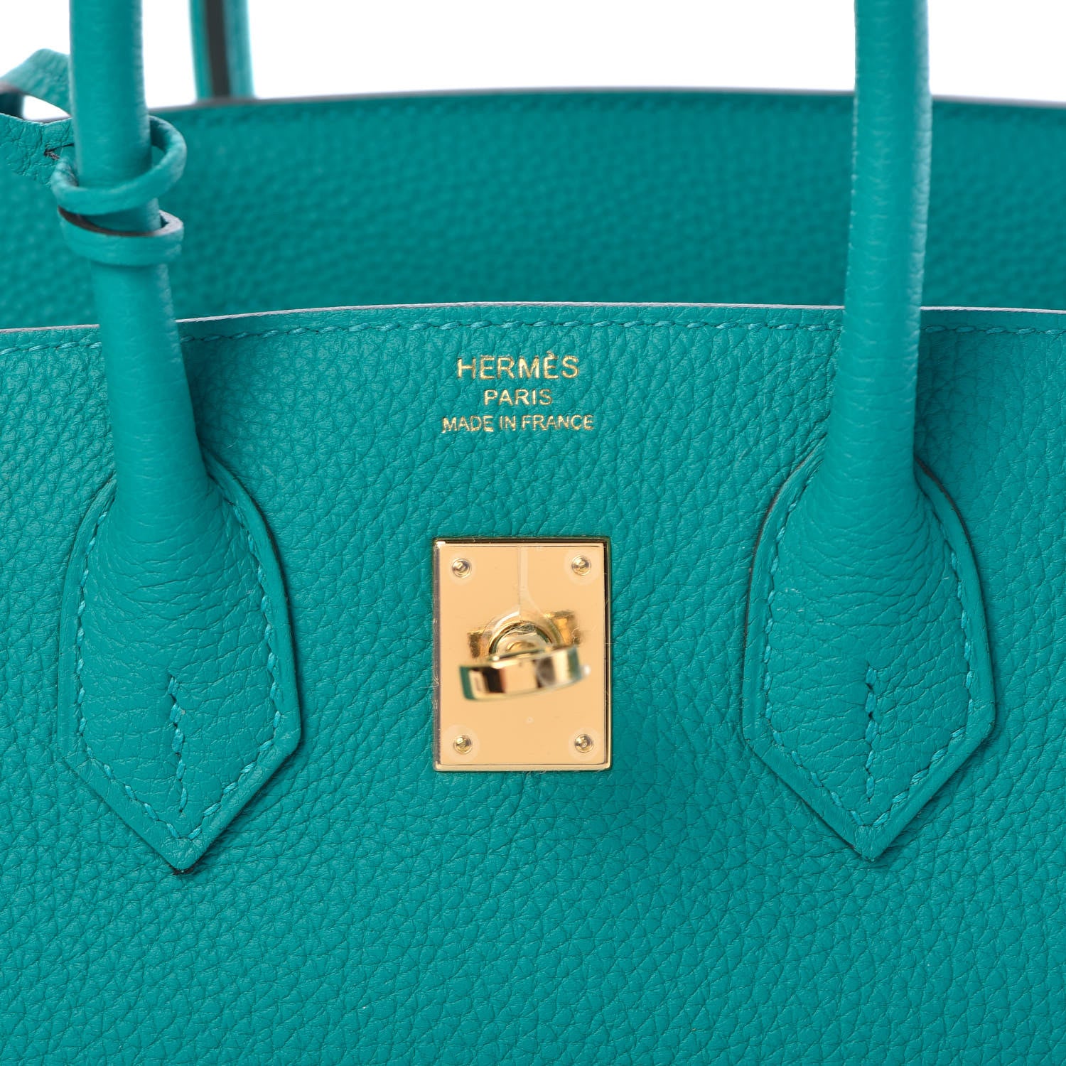 Hermes Togo Birkin 25 Vert Verone 12 of 37