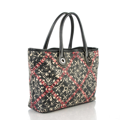 Chanel Coated Canvas Coco Tote Black 3 of 8