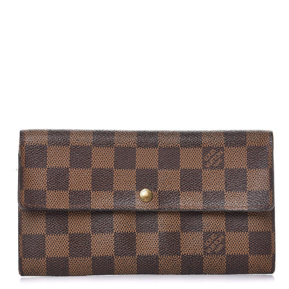 Louis Vuitton Damier Ebene Sarah Wallet 1 of 11