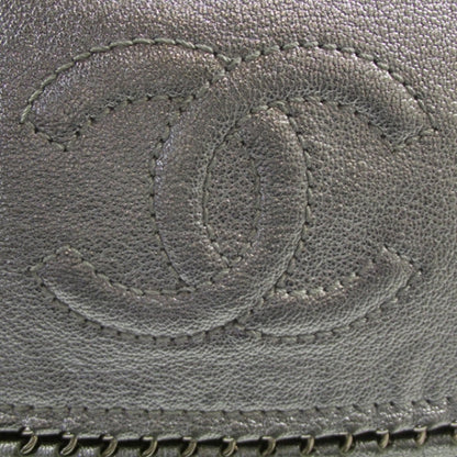 Chanel Luxe Ligne Flap Bag Silver 7 of 13